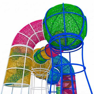 Верёвочные шары с переходом «Паучок» 11×3,8×4 м