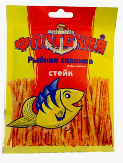 Рыбная соломка со вкусом стейка Флотская 15г