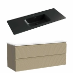 Тумба с раковиной Sancos FOLK FL120CP/CN7006MB 120 капучино