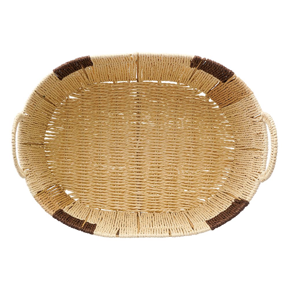 Корзина плетеная овальная Bodhran Chocolate из коллекции Ethnic, размер L