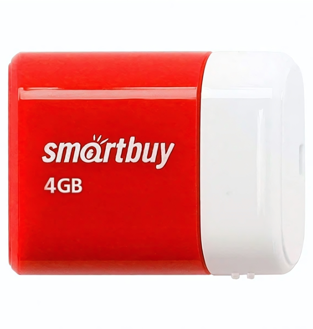 Флеш-накопитель 4 Gb Smartbuy LARA Red
