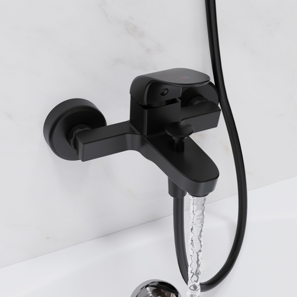 Смеситель для ванны/душа LAPARET LISERA BLACK N2038529LPT