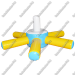 Элемент аквапарка «Яркий вентель», 5*5*2 м