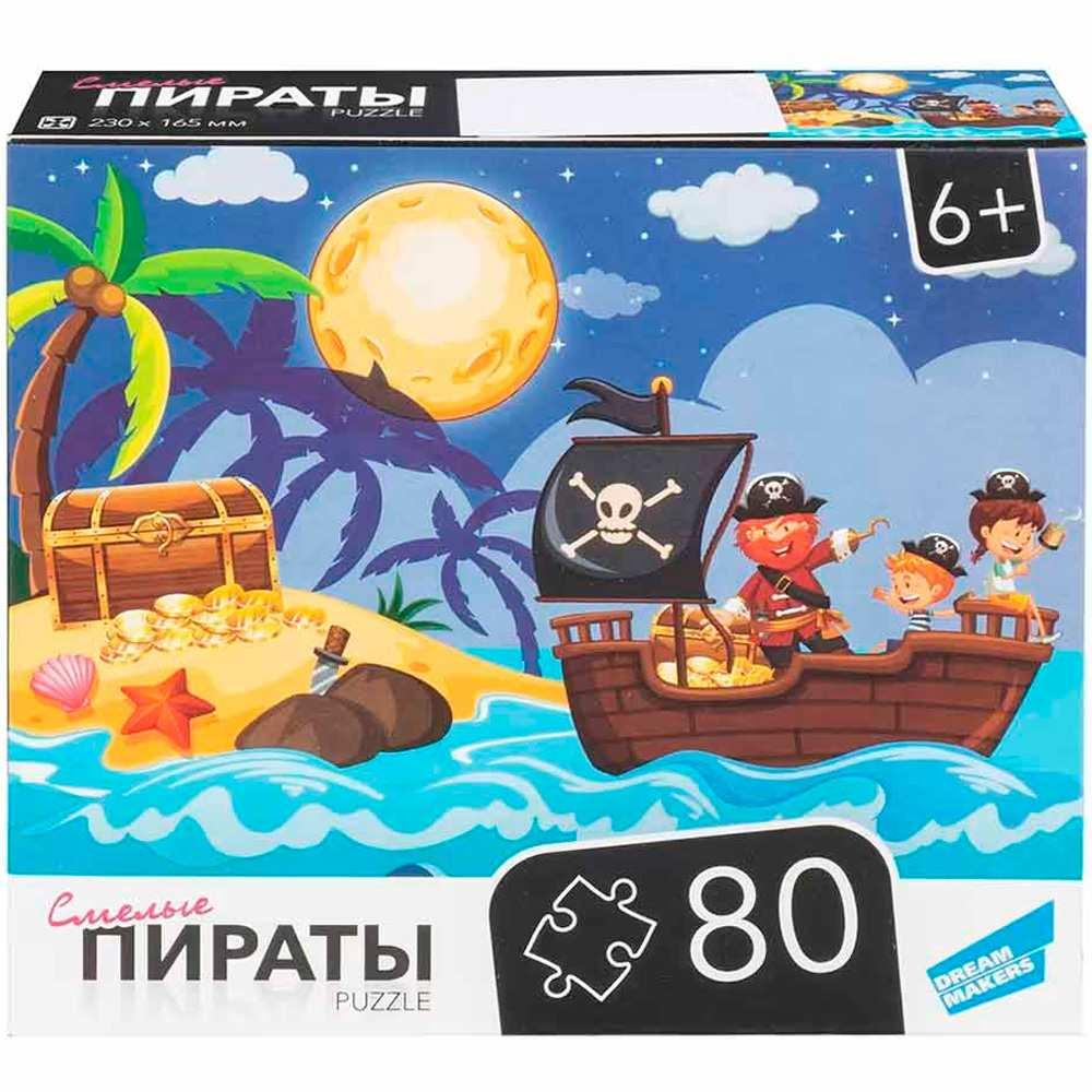 Пазл 80эл. "Пираты" RI8008C (Dream Makers)