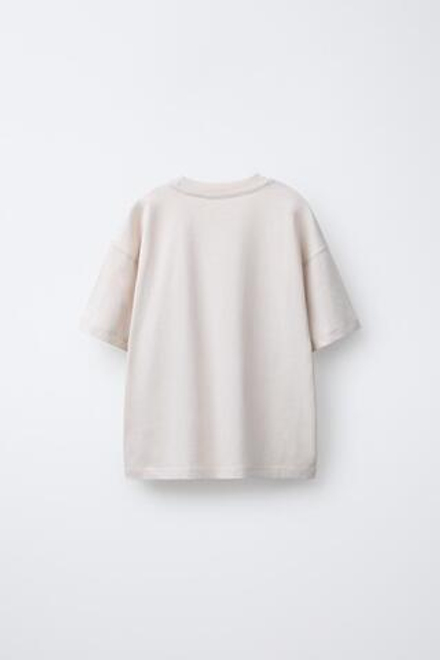 ZARA НАБОР ИЗ ТРЕХ ОДНОТОННЫХ ФУТБОЛОК, ОТТЕНКИ СИНЕГО