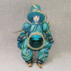 Ёлочная игрушка Гном-Самоцвет