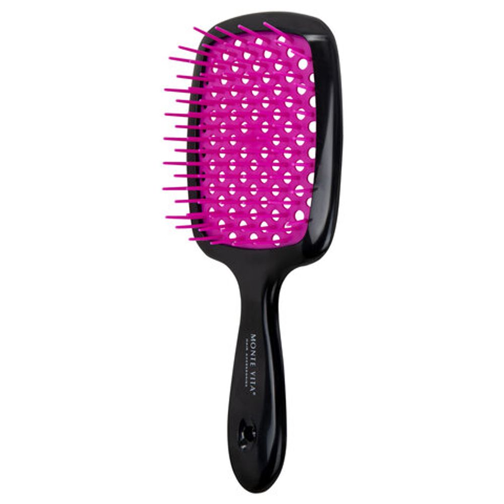 Расческа для волос массажная 20х8,5 см, цвета АССОРТИ MONTE VITA (МОНТЕ ВИТА), 457415