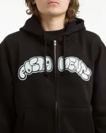 Худи Postaments на молнии Bubbles LW черные