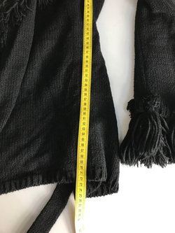 Кардиган с бахромой, маркировка XL, визуально на 50 размер