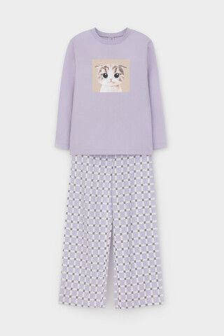 пижама  для девочки  К 1623/лепесток орхидеи,мозаика