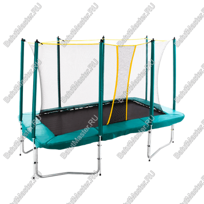 Прямоугольный батут с сеткой, размер 9x6 футов