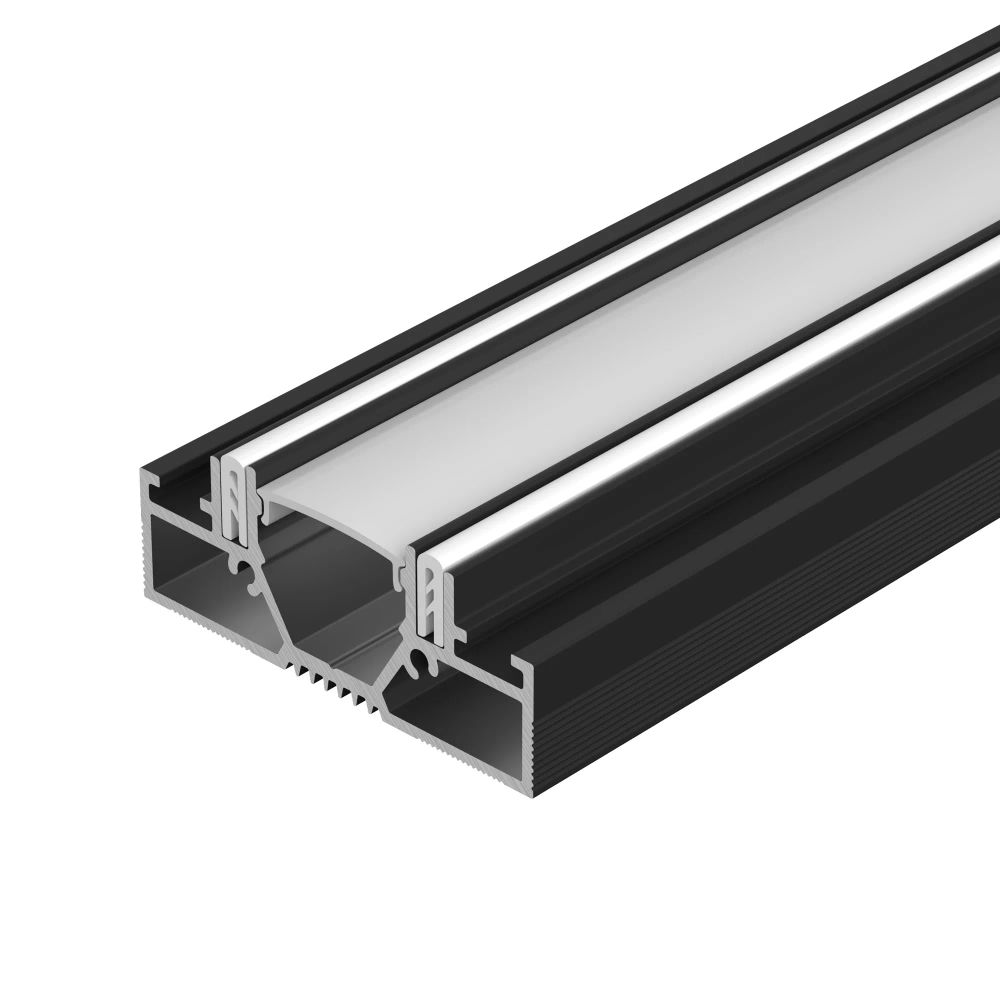 Профиль STRETCH-20-CEIL-D-CENTER-2000 BLACK (Arlight, Алюминий) 042946