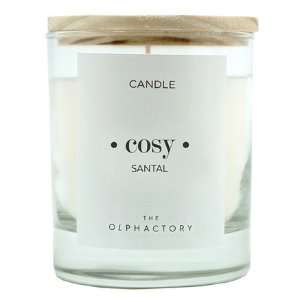 Свеча ароматическая the olphactory, cosy, Сандал 40 ч