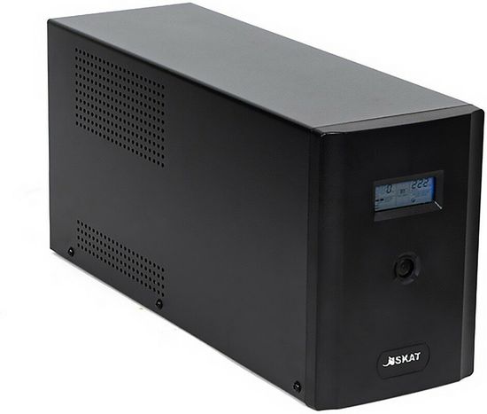 Источники бесперебойного питания (UPS, ИБП) Бастион SKAT-UPS 3000-IN-4x9 ИБП 1800 Вт, с АКБ 9 Ач 4 шт, меандр. стаб-я напр-я