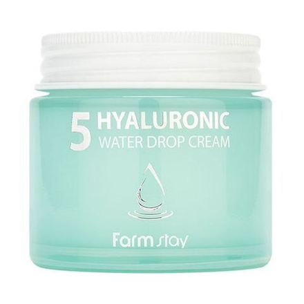 Крем суперувлажняющий с гиалуроновым комплексом FarmStay Hyaluronic 5 Water Drop Cream 80 мл.