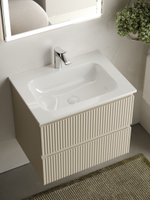 Тумба с раковиной Sancos Snob R 60 см SNR60CE beige soft