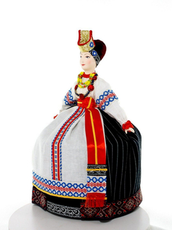 Кукла фарфоровая Воронежский женский костюм