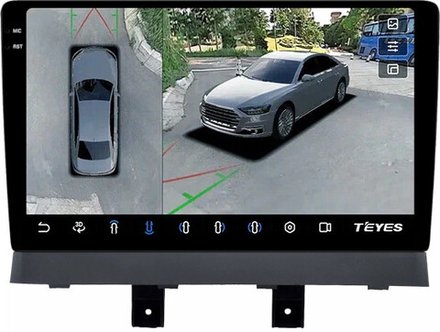 Магнитола для Changan Alsvin 3 2018+ - Teyes CC3-2K-360 монитор 10.36" 2K QLED на Android 10, 6+128Гб, CarPlay, 4G SIM-слот, 4 камеры в комплекте