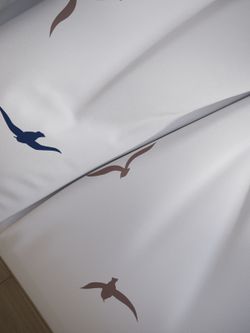 Простынь на резинке перкаль Сказка "Чайки (компаньон)" 180x200 см