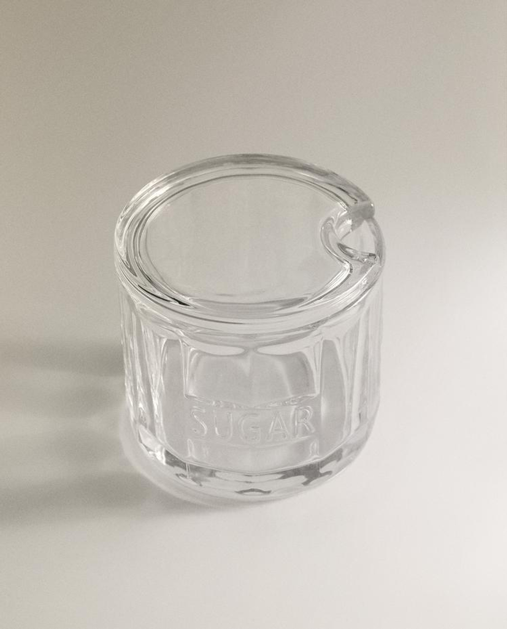 ZARA HOME САХАРНИЦА ИЗ СТЕКЛА С КРЫШКОЙ, ПРОЗРАЧНЫЙ