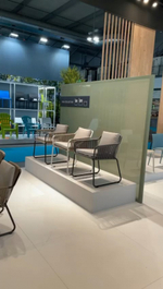 Кресло плетеное с подушками Papatya Riva-K, антрацит, серый