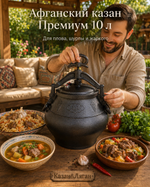 Афганский казан 10л черный Премиум MG