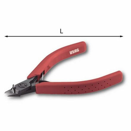 024/2 Кусачки тонконосые с полуутопленной режущей кромкой, USAG (Италия)