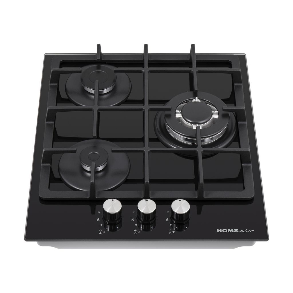 Газовая варочная панель HOMSair HGG433TGCBK фото 4