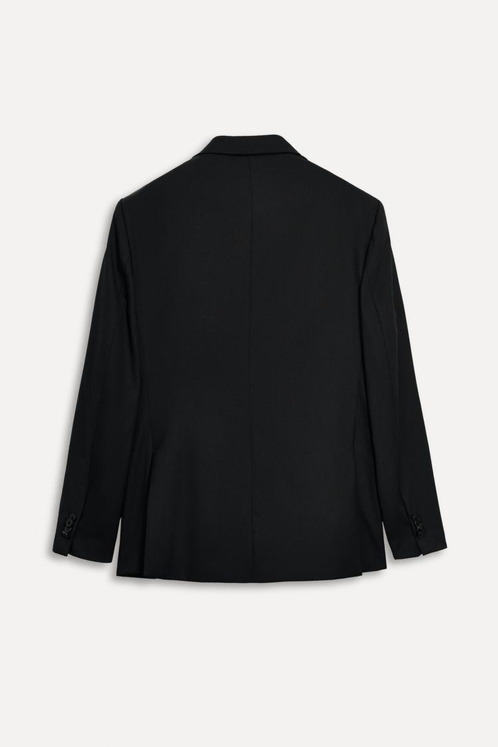 ZARA БЛЕЙЗЕР ОВЕРСАЙЗ ИЗ СМЕСОВОЙ ШЕРСТИ — 50TH ANNIVERSARY, ЧЕРНЫЙ