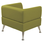 Кресло мягкое "Норд", "V-700", 820х720х730, c подлокотниками, экокожа, светло-зеленое