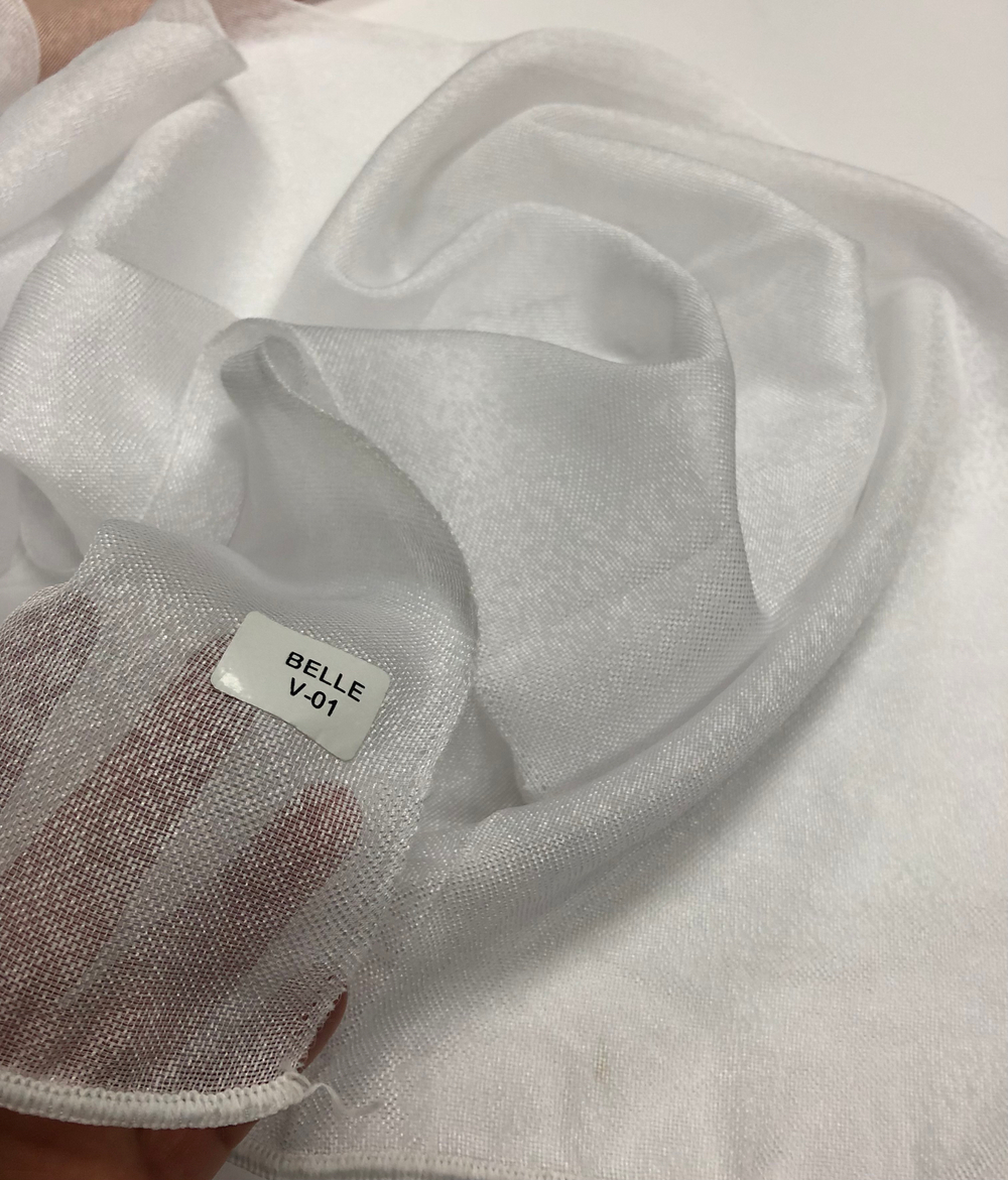 Тюль-канвас Arya арт Belle col. v-01 белый