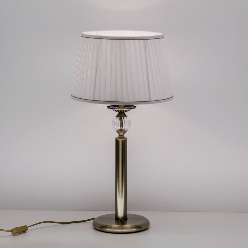 Citilux Гера CL433813 Настольная лампа с абажуром Бронза