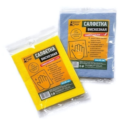 Набор салфеток универсальных вискозных 3шт "Домашний Сундук" ДС-201