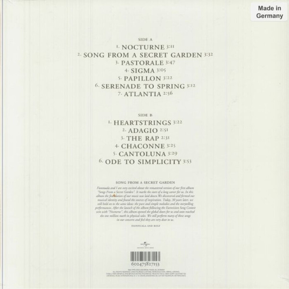 Secret Garden / Songs From A Secret Garden (Limited Edition)(LP)