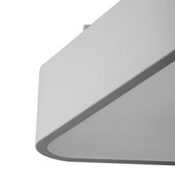 Светильник LED ЭРА Geometria SPO-153-W-40K-030 Delta 30Вт 4000К 2100Лм IP40 600*600*80 белый подвесной