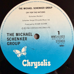 Виниловая пластинка The Michael Schenker Group ‎– Cry For The Nations 12", 45 RPM