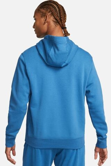 Мужская теннисная кофта Nike Sportswear Club Hoodie PO BB - небесный