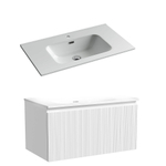 Тумба с раковиной Sancos CODE CD80W/CN7005 80 белая