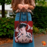 Сумка шоппер с принтом Магическая битва