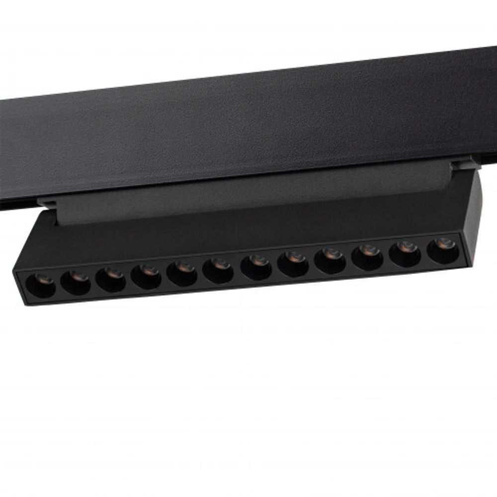 Магнитный трековый светильник ЭРА TRM20-4-22-12W3K-B для системы NOVA 48V 12Вт 3000К направленный свет черный