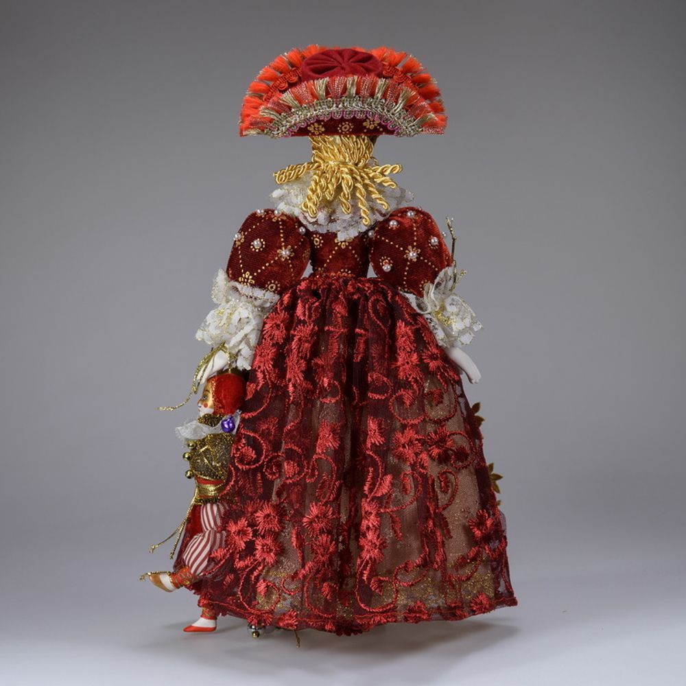 Интерьерная кукла Маркиза с шутом