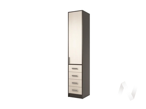 Пенал с ящиками сек №29 Прихожая ДИАНА-4 (венге/дуб молочный)