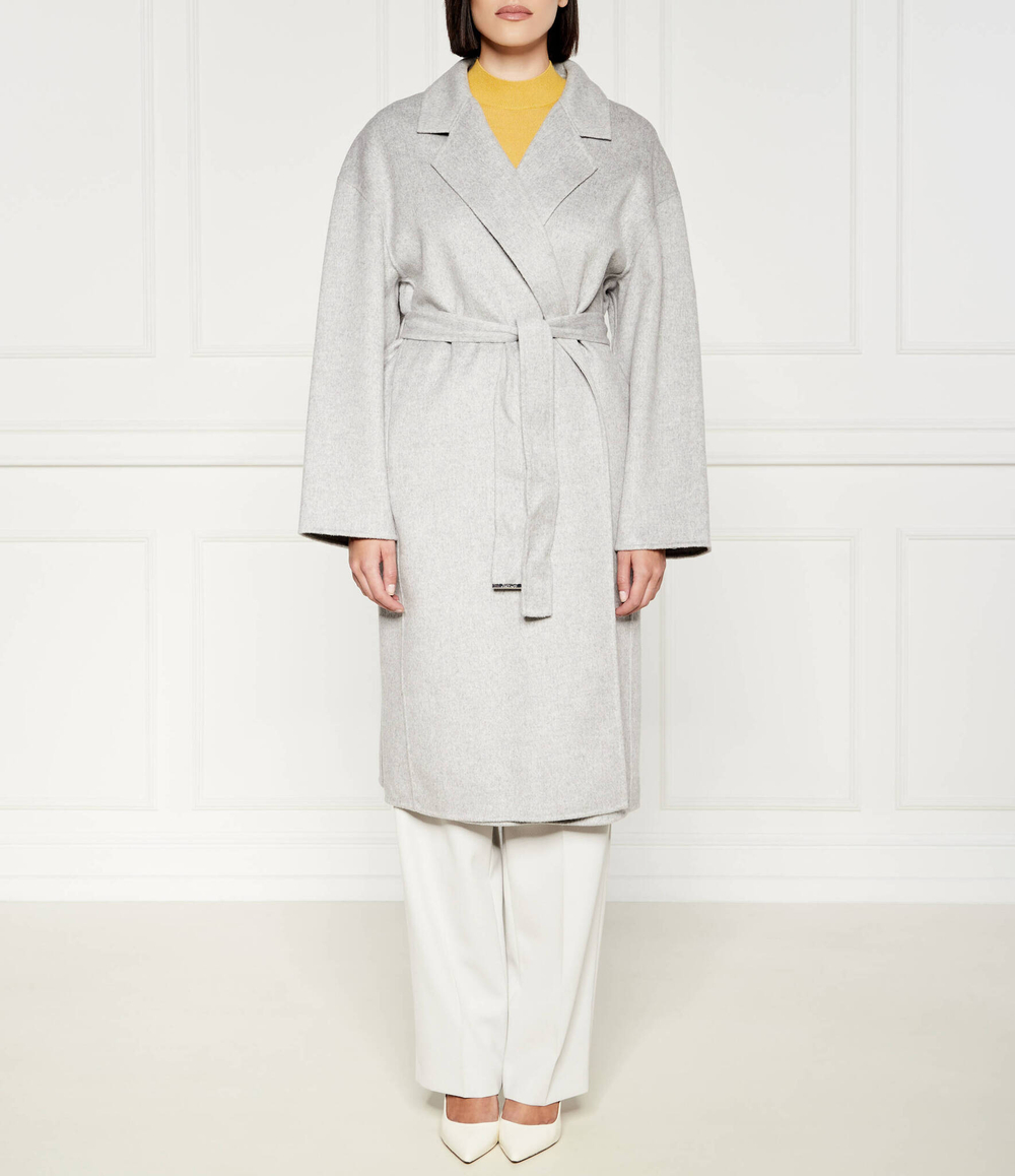 Шерстяное пальто Calvin Klein - серый(K20K207089)