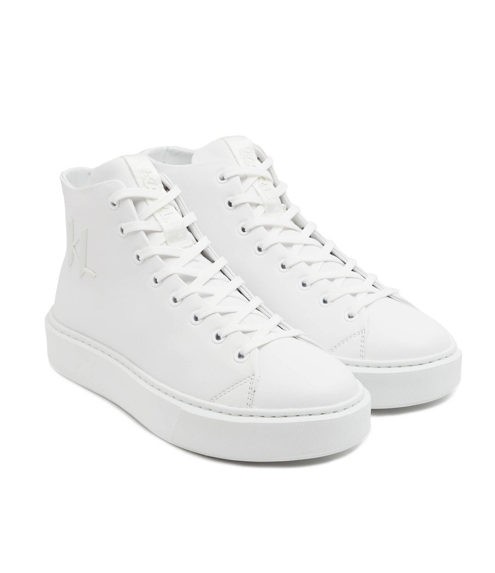 Кожаные кроссовки maxi kup monogram injekt Karl Lagerfeld - белый(KL52265)