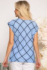 Блуза "Татьяна" (голубая) Б3840 LT Collection (Акция)