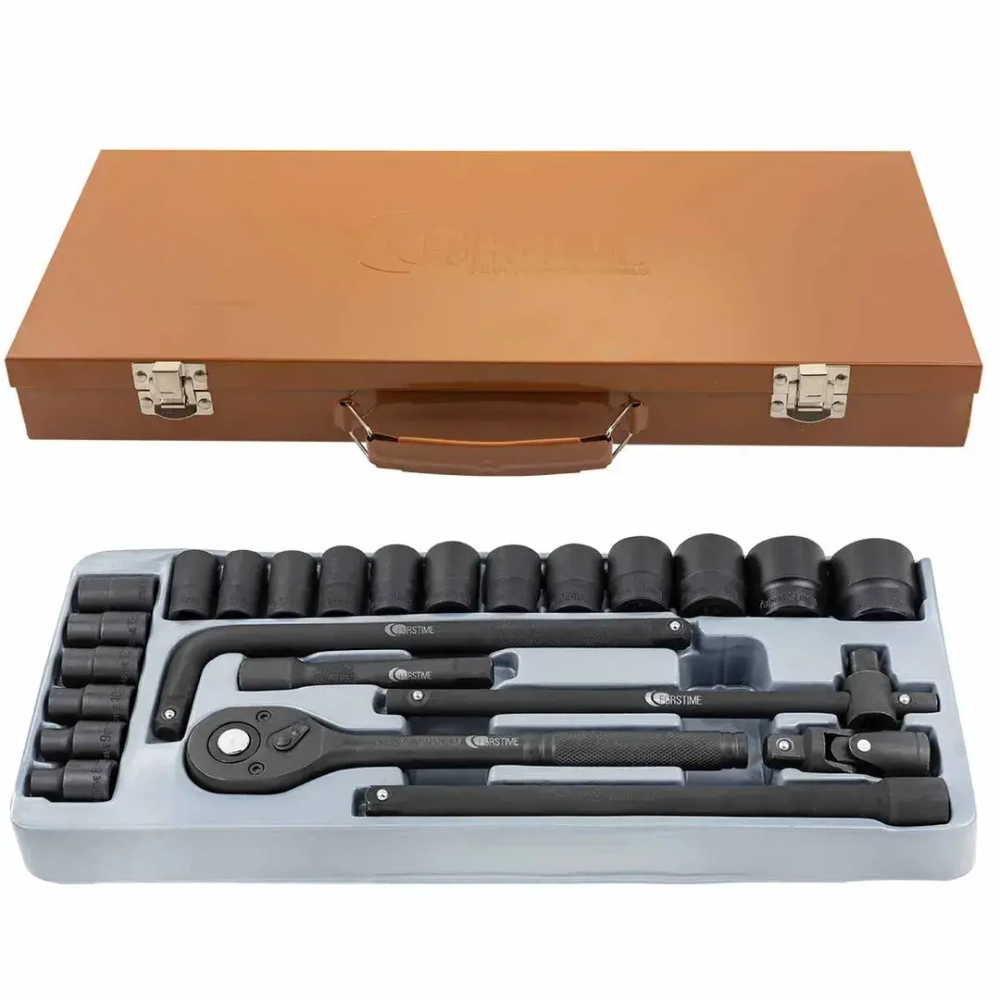 Набор инструментов 24пр. 1/2''(6гр.)(8-32мм) FORSTIME FT-4245B-5MPB