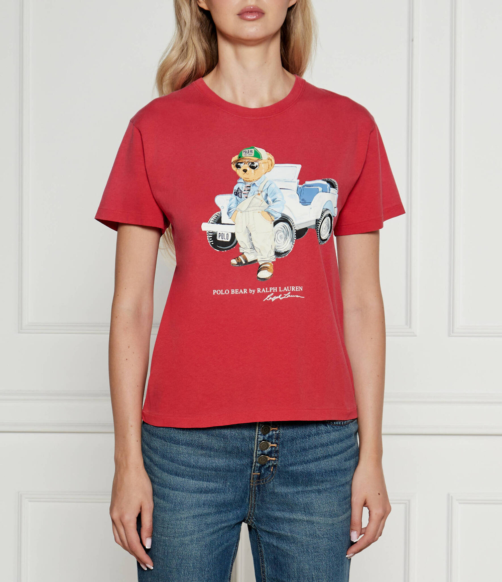 Футболка POLO RALPH LAUREN - красный(211935590)