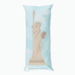 Детская подушка-здание "Статуя Свободы" 22*50 см (принт 209-02) Adili