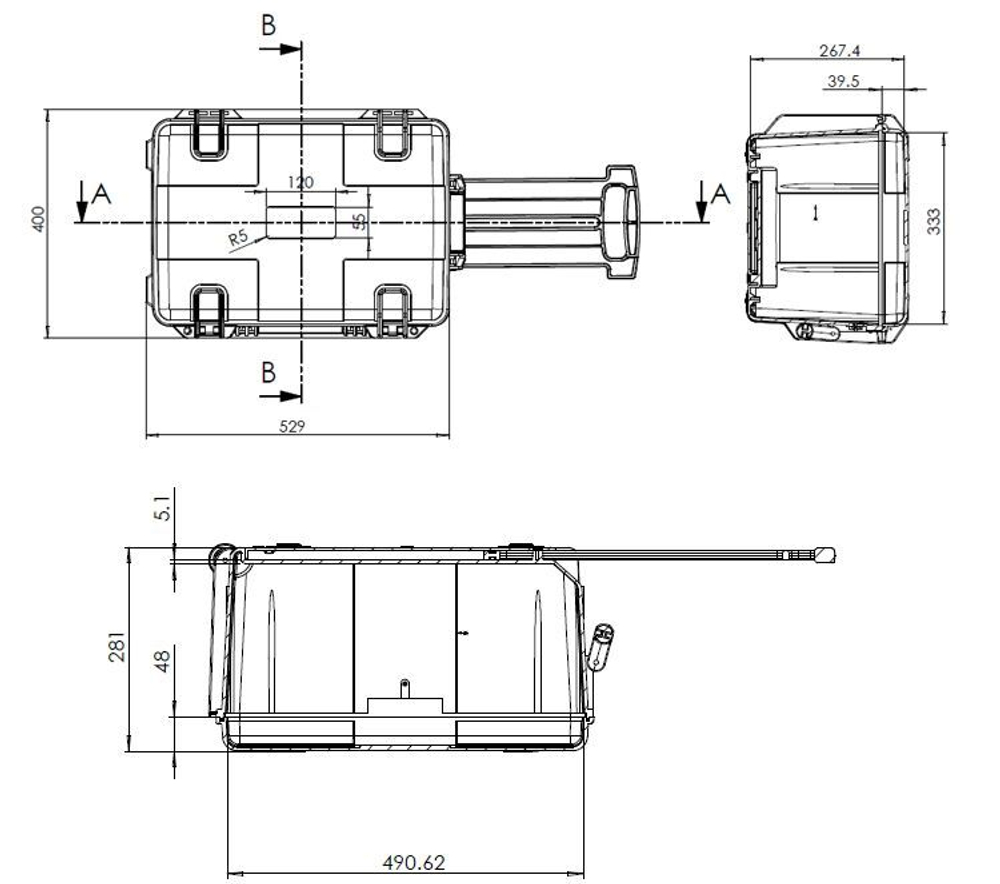 Защитный кейс Andbao SZ-4925