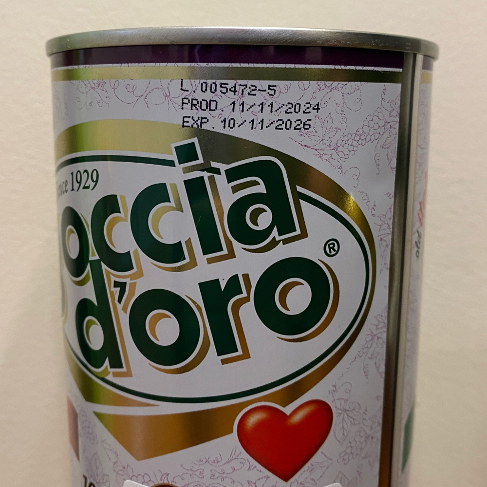 Виноградное масло Goccia D'oro 1л, ж/б Италия